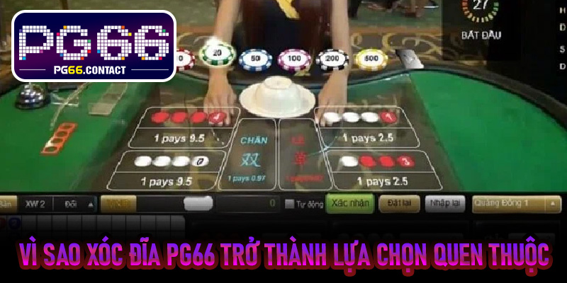 Vì sao Xóc Đĩa PG66 trở thành lựa chọn quen thuộc của người Việt